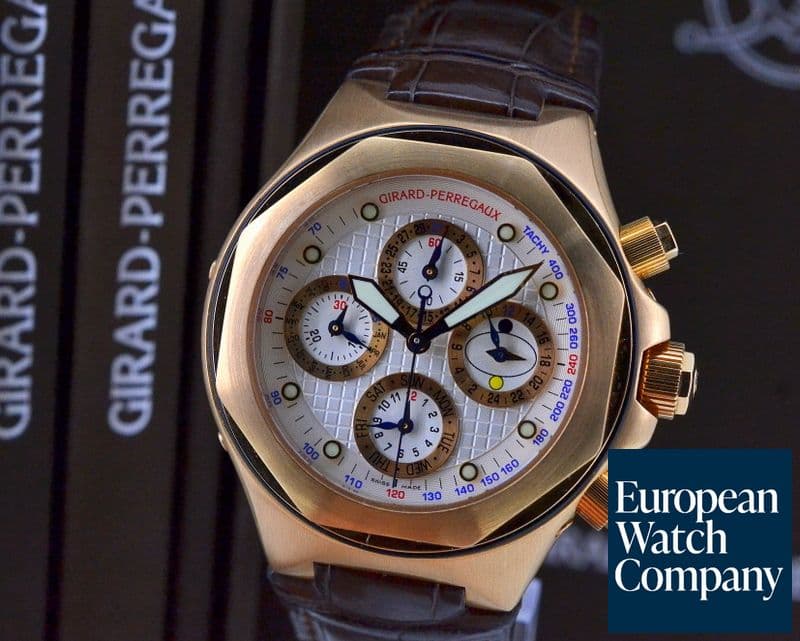 Image of Girard Perregaux Laureato EVO3 Perpetual Calendar Chronograph 18K RG 