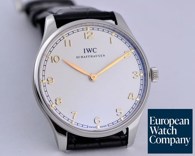 Image of IWC Portuguese Pure Classic SS White Dial 