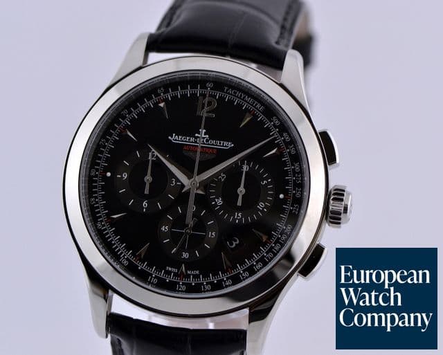 Image of Jaeger LeCoultre Master Chronograph Aston Martin SS Black Dial 
