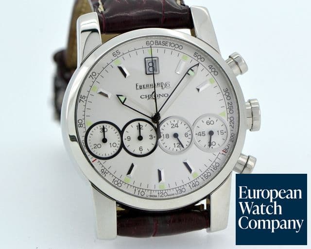 Image of Eberhard Chrono 4 Silver Dial SS
