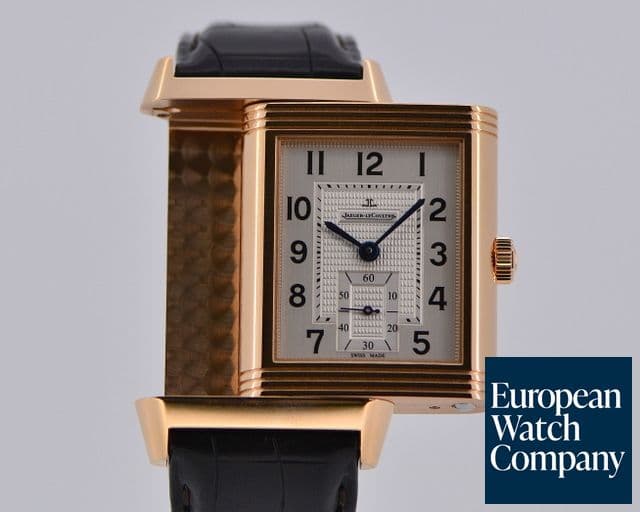 Image of Jaeger LeCoultre Grande Reverso 976 Silver Dial 18K Rose Gold UNWORN