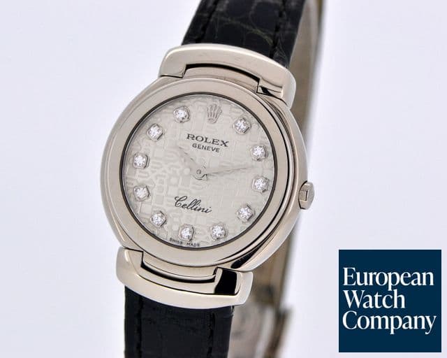 Image of Rolex Cellini Ladies Diamond Jubilee Dial 18K WG