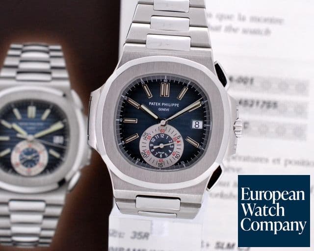 Image of Patek Philippe Nautilus Chronograph SS Blue Dial SS