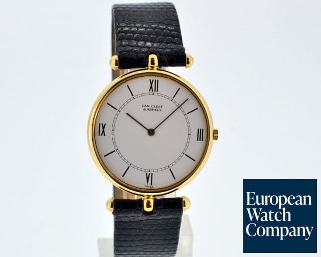 Image of Van Cleef & Arpels Classique 18K YG White Dial