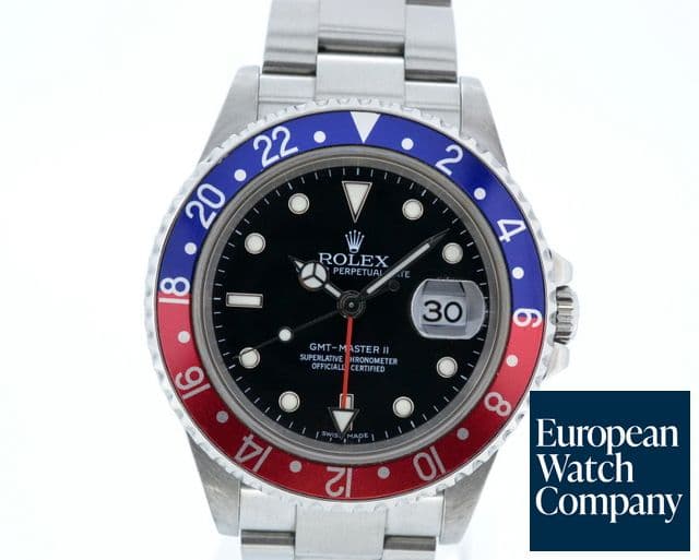 Image of Rolex GMT Master Red / Blue "Pepsi" Bezel SS