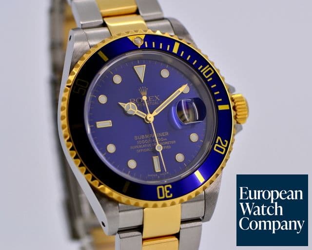 Image of Rolex Submariner 18K / SS Blue Dial 