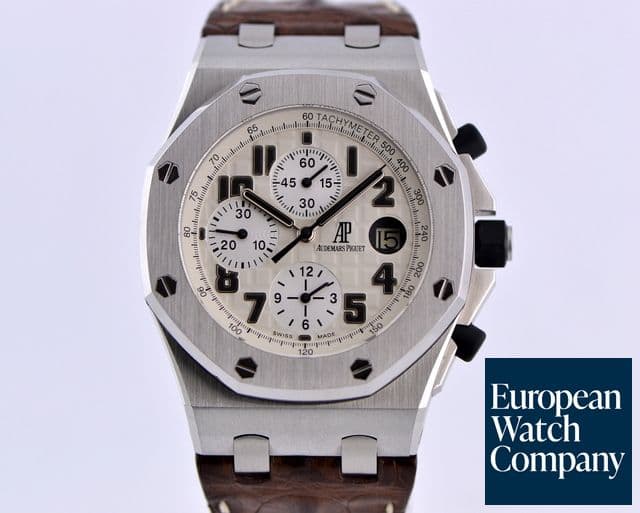 Image of Audemars Piguet Royal Oak Offshore Safari SS / Alligator