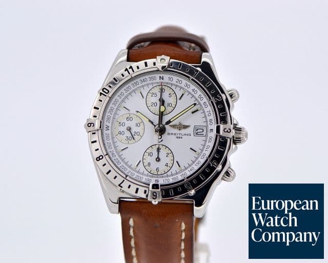 Image of Breitling Chronomat Longitude SS White Dial 