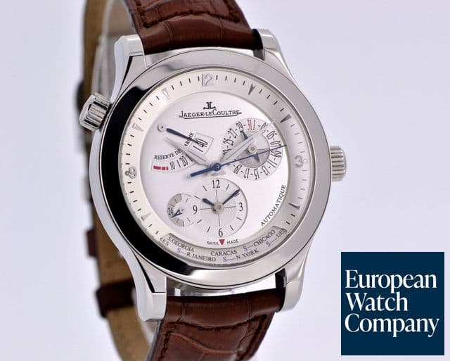Image of Jaeger LeCoultre Master Geographic SS Silver Dial 40MM
