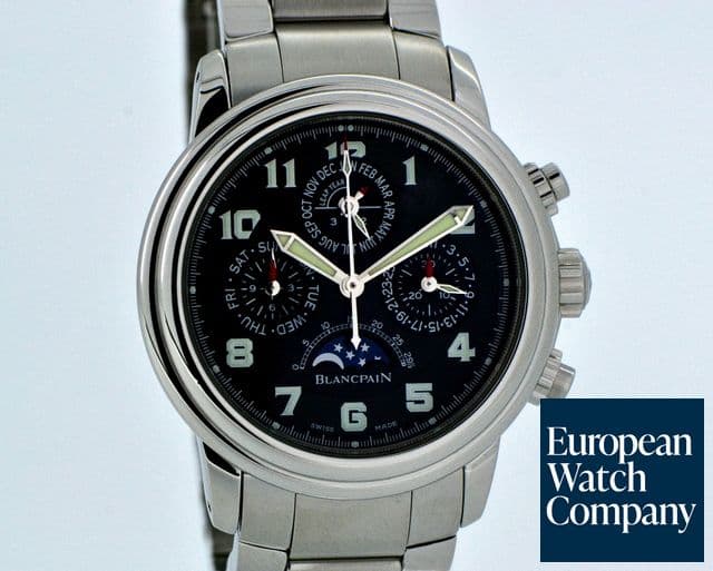 Image of Blancpain Perpetual Calendar Flyback Chronograph SS Black Dial  