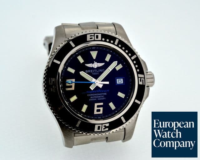 Image of Breitling SuperOcean 44 SS / SS Black Dial 