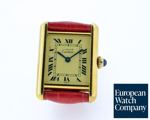 Image of Cartier Tank Must de Cartier Vermeil YG Plated 