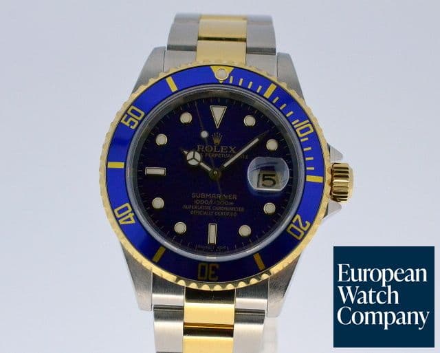 Image of Rolex Submariner 18K / SS Blue Dial 