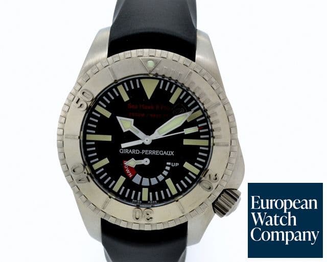 Image of Girard Perregaux Sea Hawk II Professional Titanium / Rubber