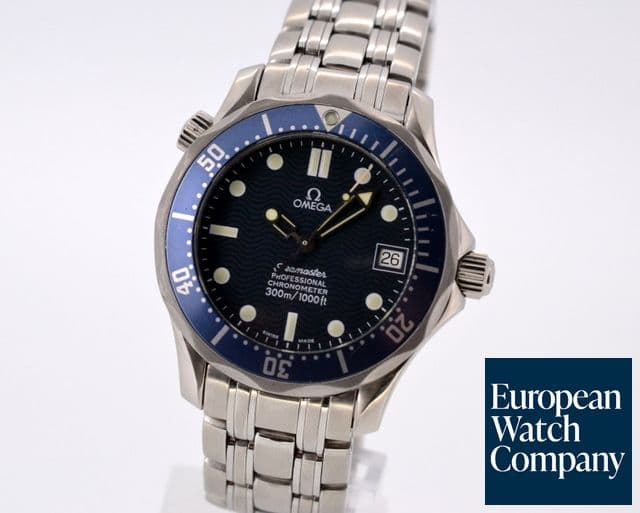 Image of Omega Seamaster Automatic Mid Size Blue Dial SS / SS