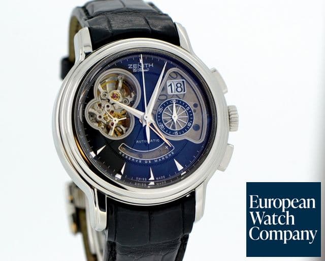 Image of Zenith Chronomaster Open Grande SS Black Dial 