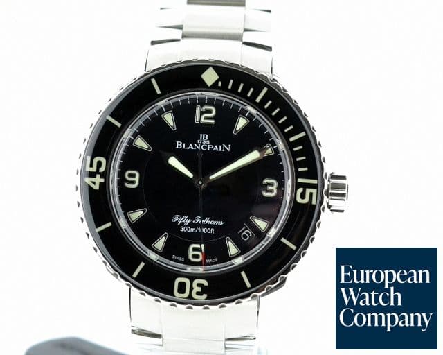 Image of Blancpain Fifty Fathoms Black Dial SS / SS