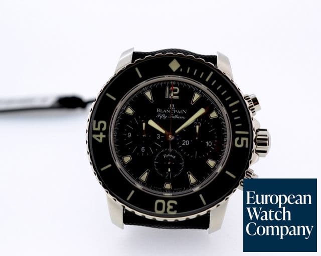 Image of Blancpain Fifty Fathoms Chronograph SS / Kevlar 