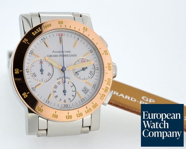 Image of Girard Perregaux Chronograph 7000 SS / 18K RG Bezel 