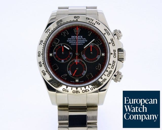 Image of Rolex Daytona 18K WG / WG Black Arabic 
