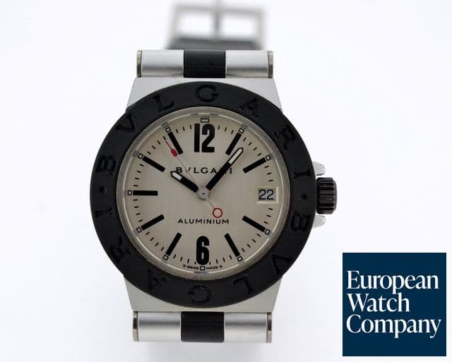 Image of Bulgari Diagono Aluminum Midsize Quartz  