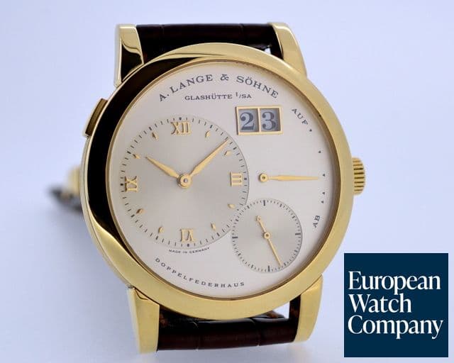 Image of A. Lange and Sohne Lange 1 18K YG
Champagne Dial 