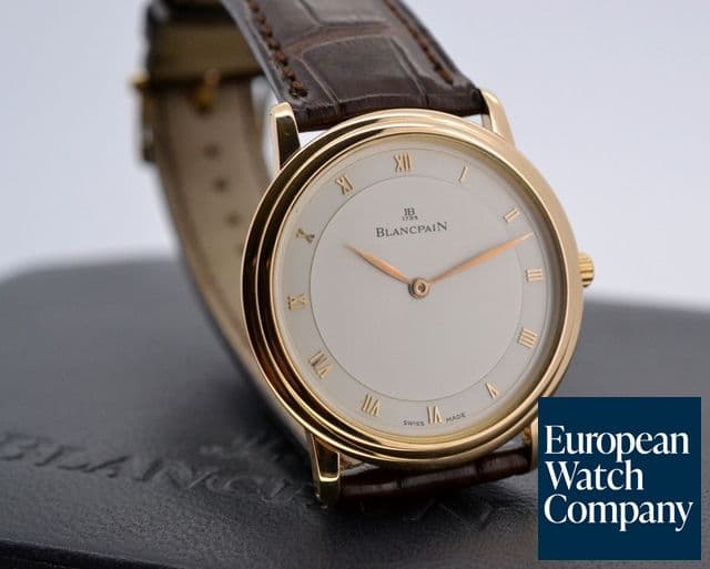 Image of Blancpain Villeret Ultra Slim "Off Center Caliber 71" 