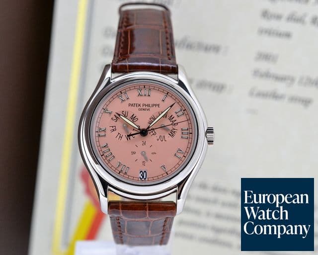 Image of Patek Philippe Annual Calendar 18K WG Salmon Dial 