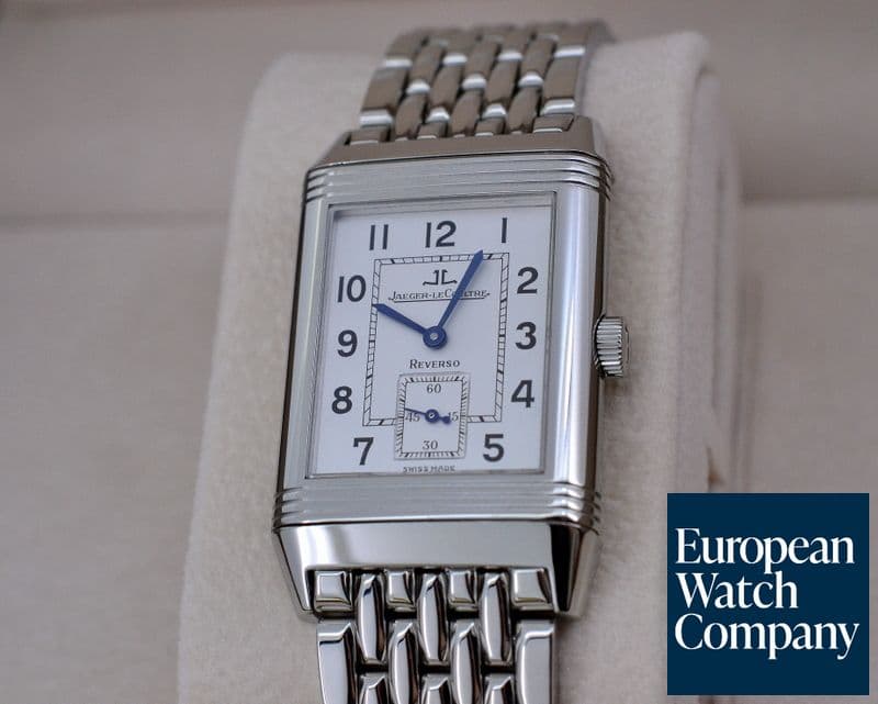 Image of Jaeger LeCoultre Reverso Grande Taille Manual Silver Dial SS / SS 