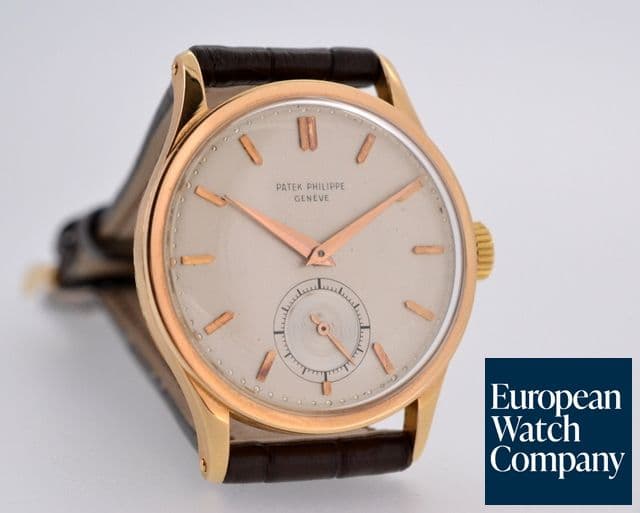 Image of Patek Philippe Calatrava Manual Wind 18K Rose Gold Circa 1952