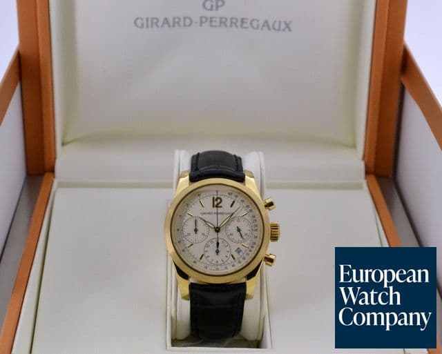Image of Girard Perregaux Chronograph Cream Dial 18K Yellow Gold 