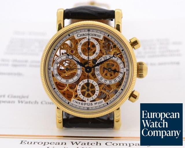 Image of Chronoswiss Opus 18K Rose Gold 

