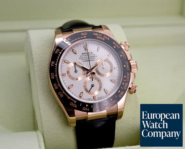 Image of Rolex Cosmograph Daytona 18K Rose Gold / Ivory Dial 