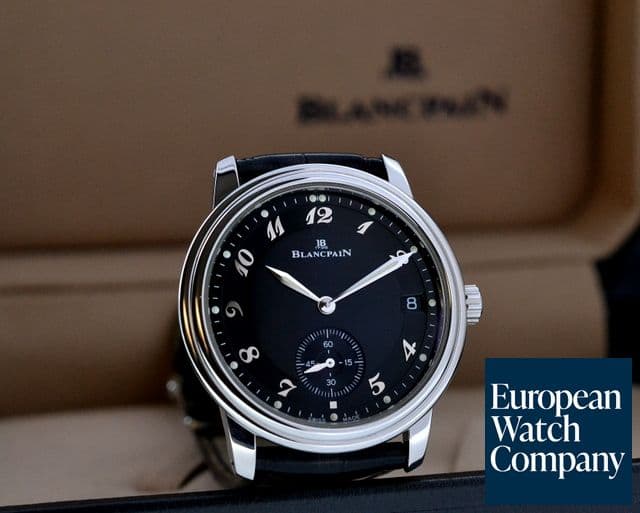 Image of Blancpain Ultra Thin Automatic 100HR Black Arabic Dial