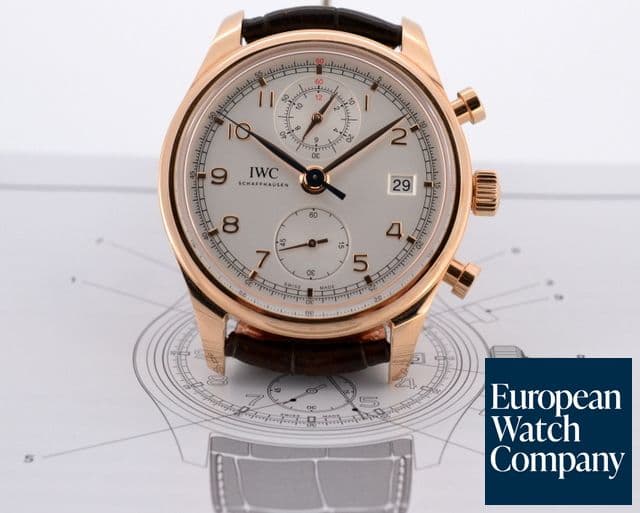 Image of IWC Portuguese Chronograph Classic 18K Rose Gold