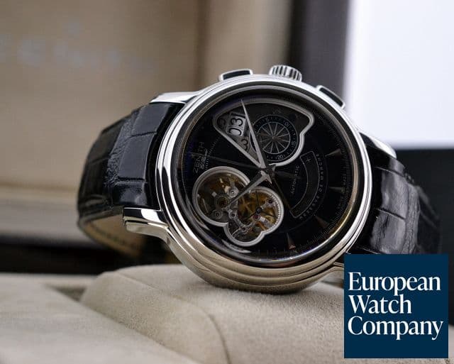 Image of Zenith Chronomaster Open Grande SS Black Dial 