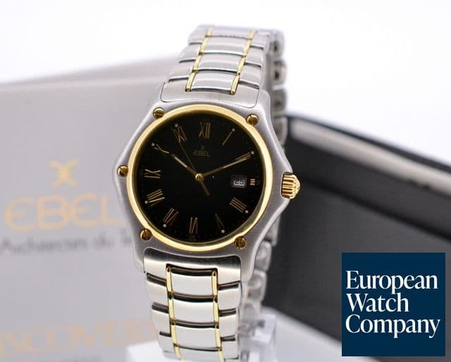 Image of Ebel 1911 18K / SS Black Dial Quartz

