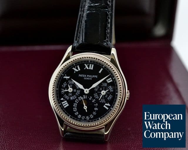 Image of Patek Philippe Perpetual Calendar 18K White Gold / Black Roman Dial Limited