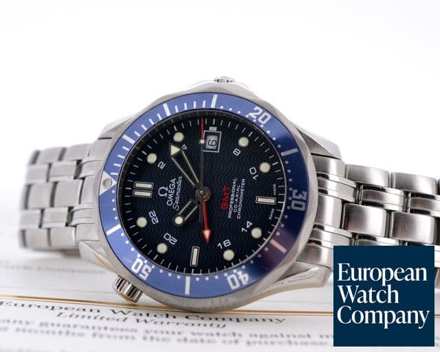 Image of Omega Seamaster Professional Blue GMT SS/SS