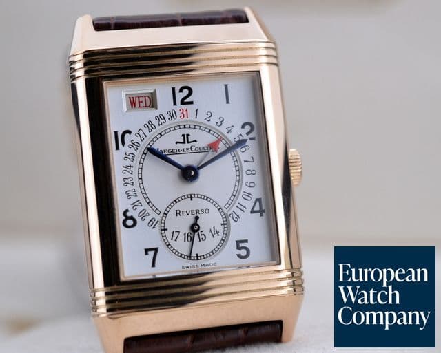 Image of Jaeger LeCoultre Reverso Calendar Date 18K Rose Gold