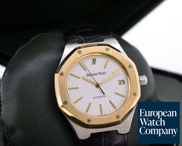 Image of Audemars Piguet Royal Oak Cuir Automatic 18K Yellow Gold / SS 