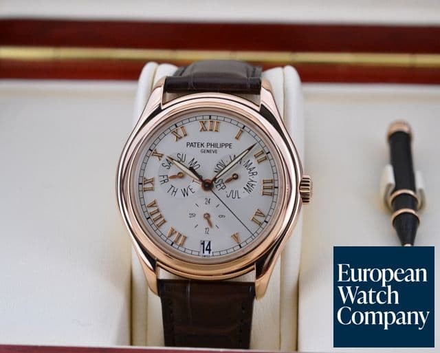 Image of Patek Philippe Annual Calendar 18K Rose Gold Cream Dial 