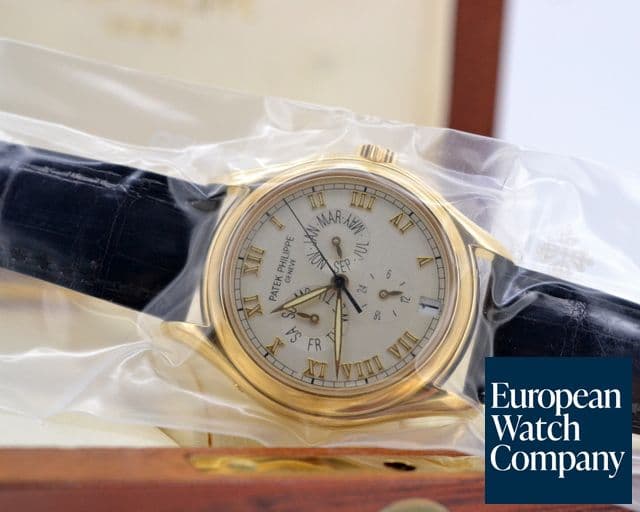 Image of Patek Philippe Annual Calendar Cream Dial 18K Yellow Gold / Deployant


