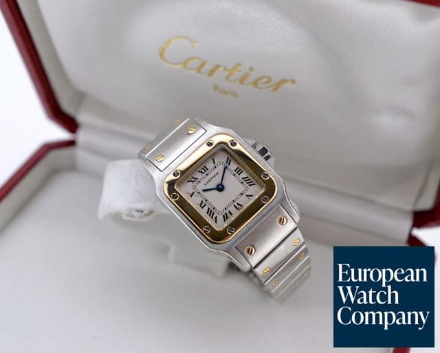 Image of Cartier Santos Ladies Quartz 18K Yellow Gold / SS 