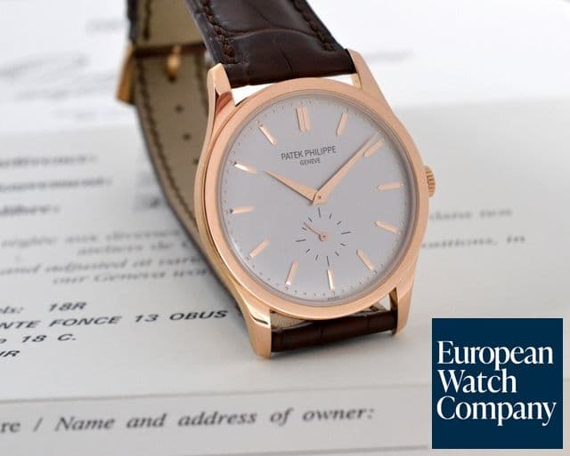 Image of Patek Philippe Calatrava Manual Wind 18K Rose Gold