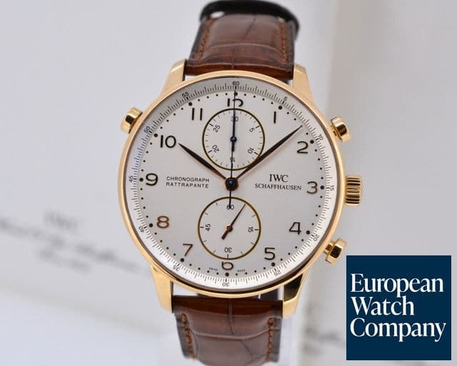 Image of IWC Portuguese Chronograph Split Seconds Manual 18K Rose Gold