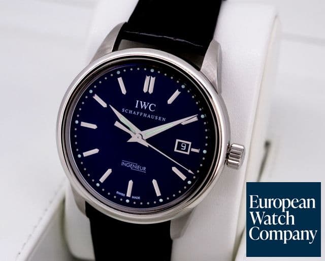 Image of IWC Ingenieur Vintage Collection Black Dial SS 