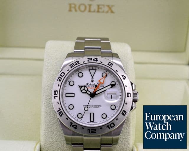 Image of Rolex Explorer II White Dial 
