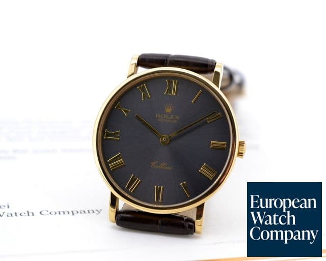 Image of Rolex Cellini 18K Yellow Gold Slate Dial 