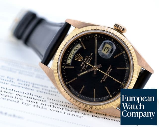 Image of Rolex Oyster Perpetual Day Date 18K Rose Gold / Black Dial